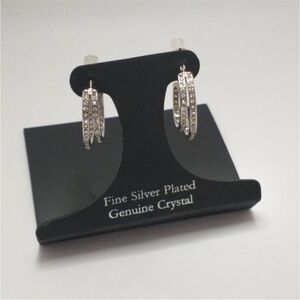 Nordstrom Silver Crystal Earrings